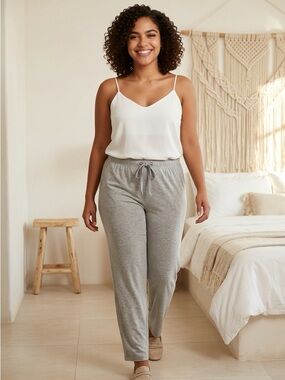 NWT Goodfellow & Co Women’s Gray Drawstring Waist Lounge Pajama Pants - Size XXL